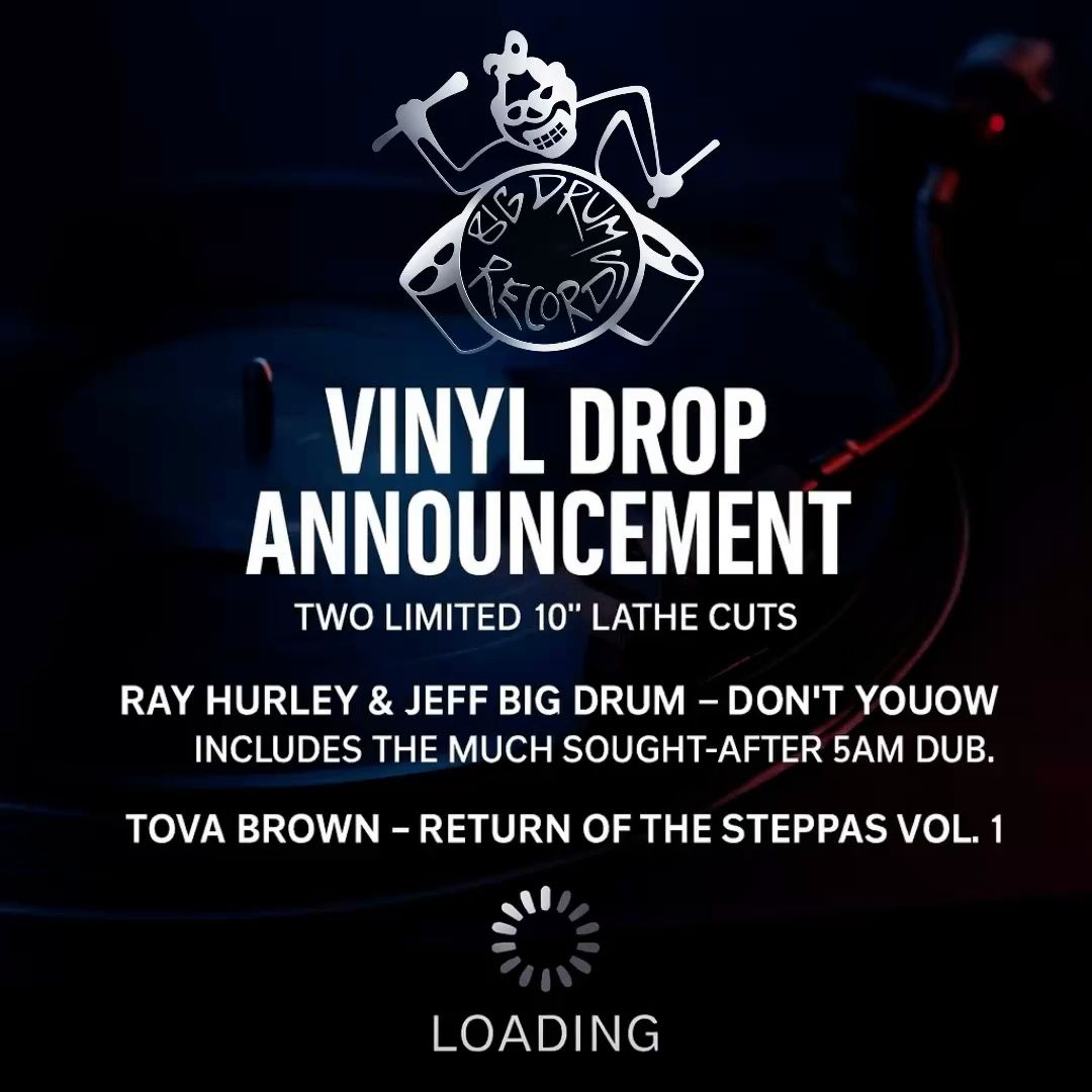 Big Drum Records - Vinyl Drop - Limited 10" Lathe Cuts